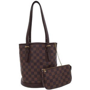Louis Vuitton Damier Marais Bucket Bag Pouch